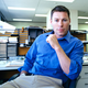 Project manager James Atkins has at last perfected his idle administrative blather.
